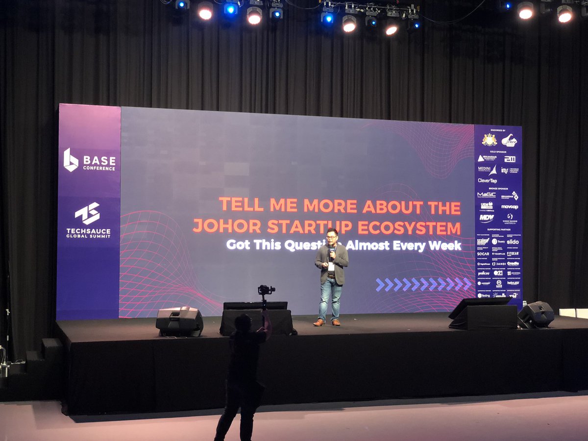 Mafesto's tweet photo. Great to be at #BaseConf2020 in Johor Bahru with @TechsauceGlobal to hear about the startup development of the region here. https://t.co/PpGt4y4HdP