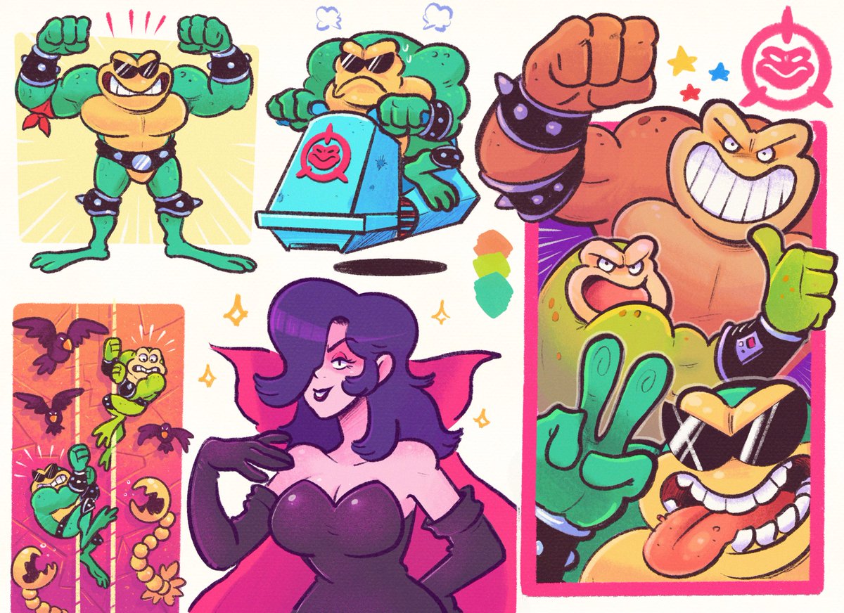 LowBudgetGhost's tweet image. Happy #PortfolioDay I’m Sean, I do a lot of character design and conceptual type work (I love robots, monsters n’ weirdos) 🤖👹🐲 currently working on some small personal projects, any shares would be greatly appreciated and thanks for lookin’ !