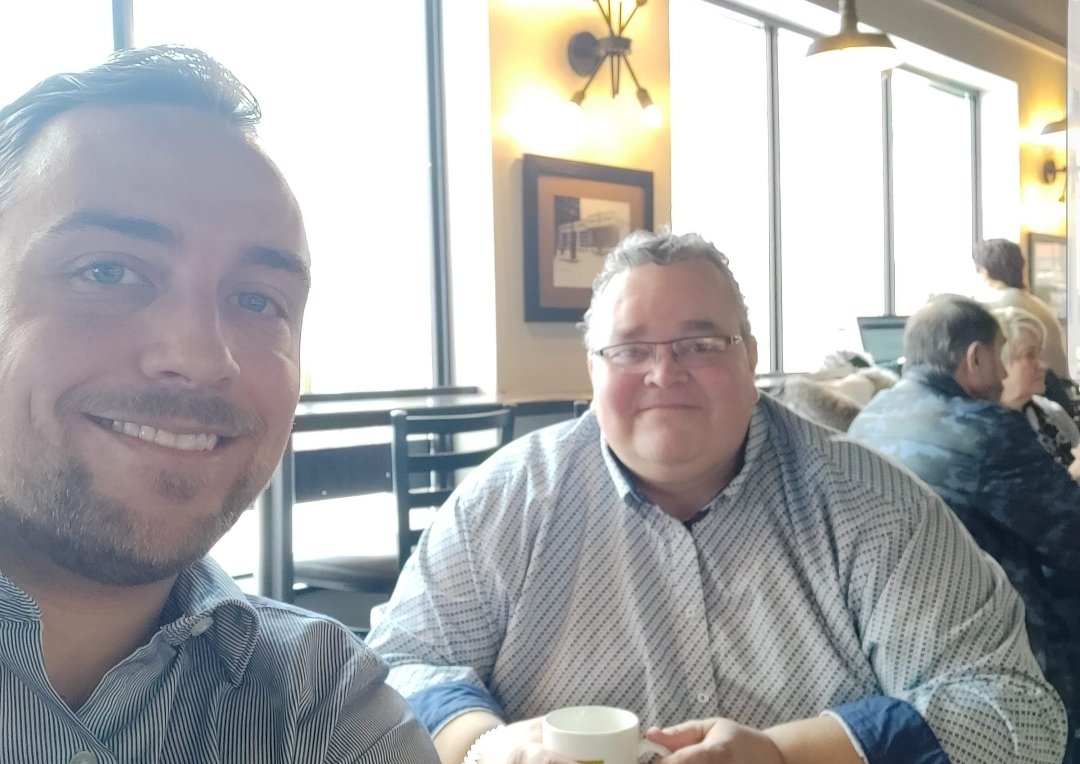 mike_anthony's tweet photo. As part of @nbdcc program #fiftytwocoffees I met with Thomas from @buzzmasters. Fun talking marketing & possible future collaboration. https://t.co/HSRZVlEsrq
