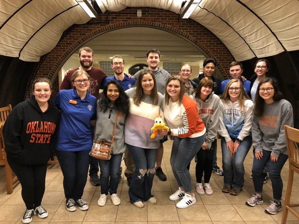 We had our new candidates meeting tonight!! They are so excited to join NRHH! #nrhh #diamonds #GoPokes