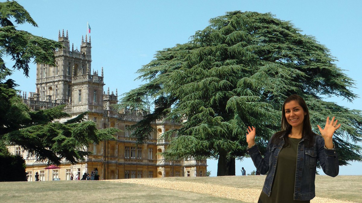 Miri031206's tweet photo. I love the Downtown Abbey series and finally made it to Highclere Castle in England😉 where Downtown Abbey was filmed thank to @pixabay image from tinemg75 and Keynote. #LJTECHi3,@CGarza0930 @OmarLopez0207 @AnaMPerez1 @mrstalktechie @FelyTeachnology https://t.co/RkZScNy8Wb