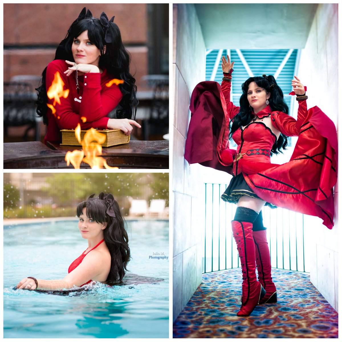 OhHeyABear1's tweet photo. It's #PortfolioDay ? My name is Sarah, and I like making costumes, even if it's only a couple per year. I also have a preferred direction to face in photos 😂
Photos by @reina_mazda3 
M3Photography
@elissarphoto 
Warren Chang 
Azfaris Khamsisi https://t.co/JPUCePImC7