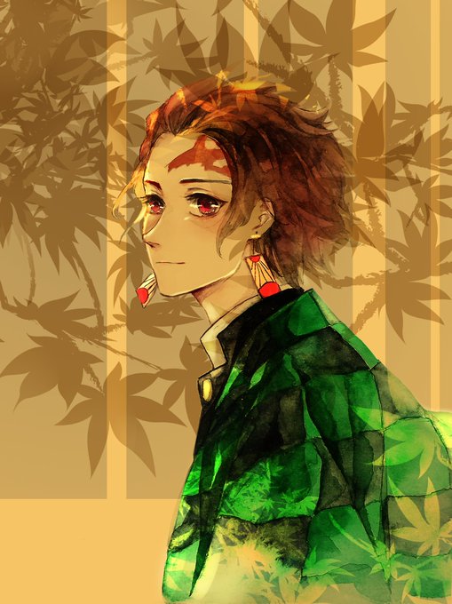 LZK | Vgen Commission openさんがTwitterに投稿した竈門炭治郎(鬼滅の刃)のイラスト。