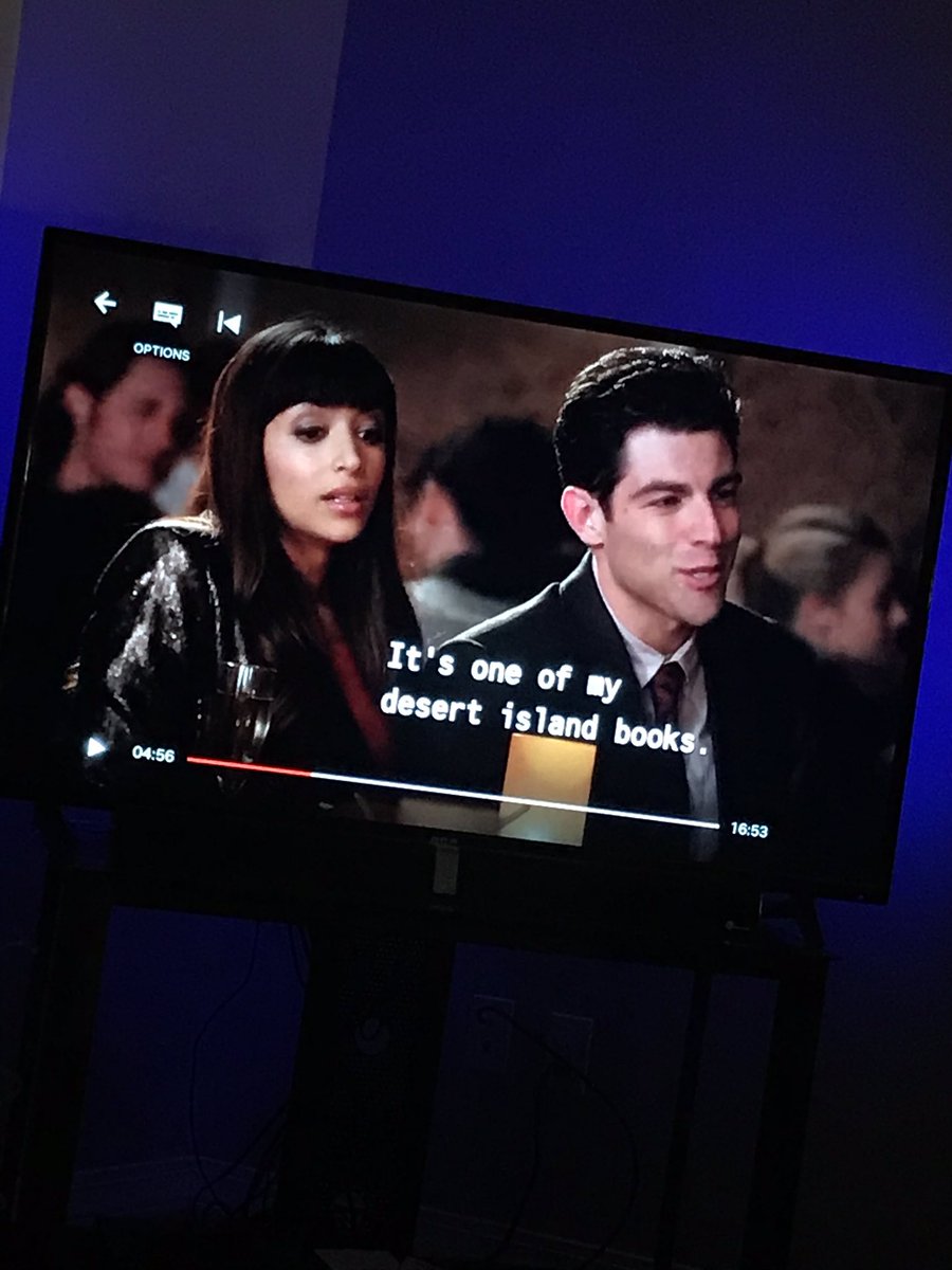 akauffdrop's tweet photo. Seems like New Girl has an opinion on the debate @officeladiespod https://t.co/ottulKx2xo