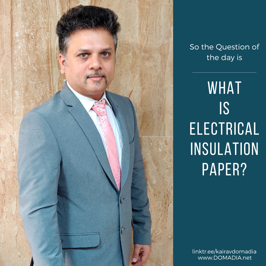 DOMADIAdotNET's tweet photo. What is Electrical Insulation Paper?
Visit https://t.co/l5hY2muf0p to know more about it....
#insulation #electricalinsulation #transformers #industrial #insulationmaterial #insulationpaper #manufacturing #transformerinsulation #electricalengineering #Domadia https://t.co/didzR9NcAt
