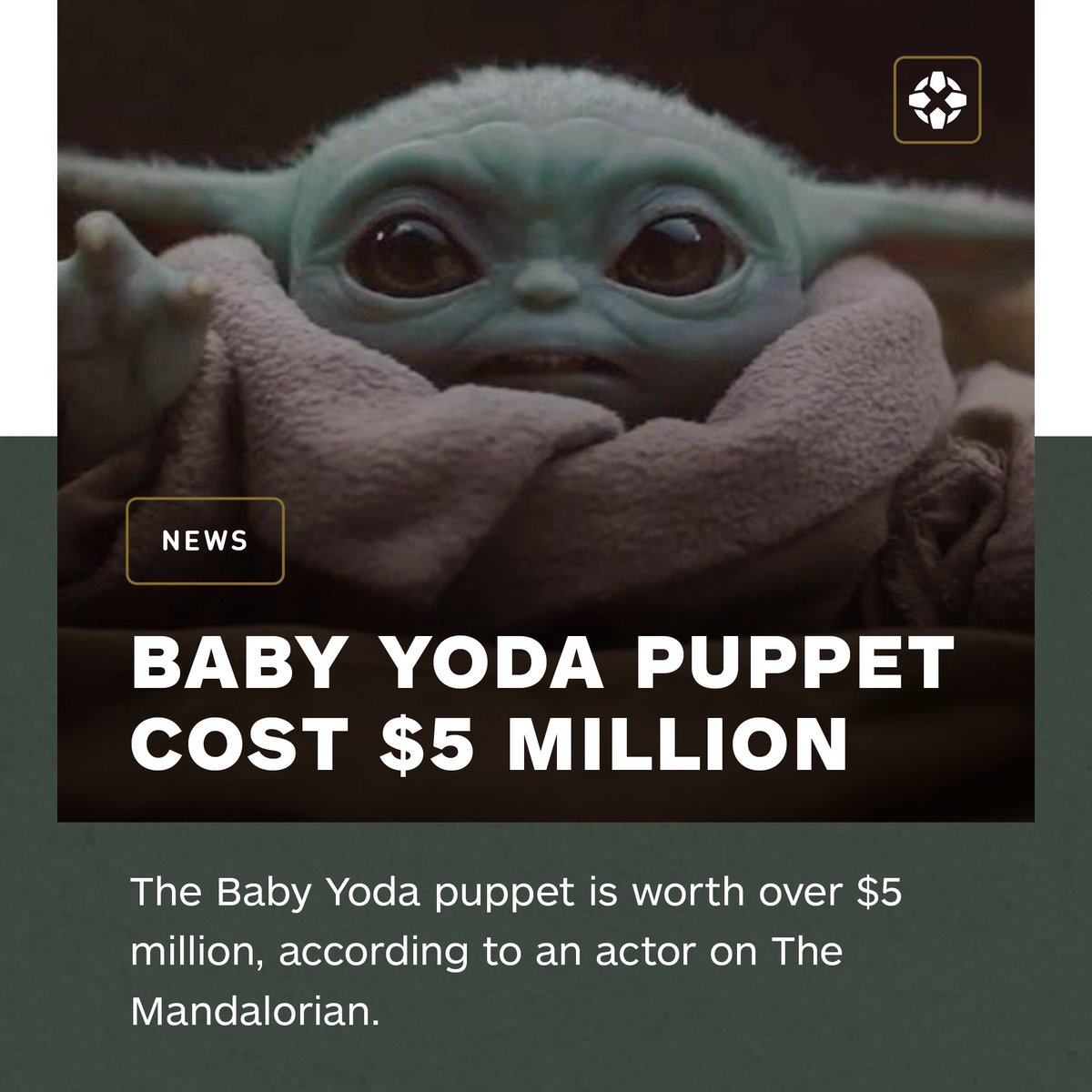 IGN's tweet image. Puppeteering is an expensive profession.