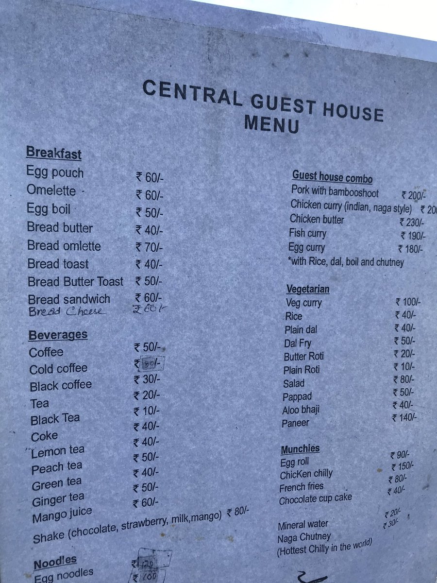 RaeHick's tweet photo. At Nagaland’s Central Guest House (backpacker’s hostel) you can have an egg pouch. ... #thingsIneverknewIneeded https://t.co/8Zk74TbrSP