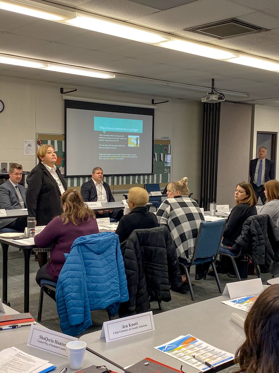 SummitCountyESC's tweet photo. The Summit ESC had a fabulous time hosting the “Education” Session for Child &amp; Family Leadership Exchange today! This program is a collaborative leadership training opportunity that exposes regional leaders to a variety of community services. #cfle #sesc https://t.co/aO2TXFSrsE