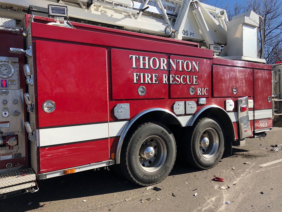 Fire2376's tweet image. Please slow down for emergency vehicles. T74 was struck today while parked for an emergency call causing significant damage. Everyone involved and the crew are safe.
Please slow down and move over for emergency vehicles. We all want to go home to our loved ones.