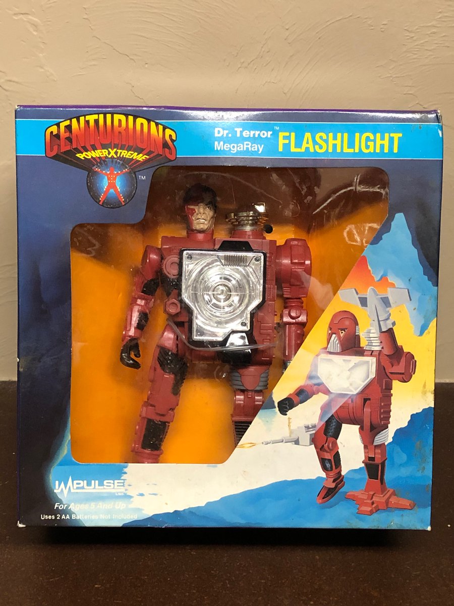 InfinityToyzOKC's tweet photo. Got a Dr Terror flashlight! For those that remember, he was main villain in the #Centurions cartoon series. Wish it was the actual action figure...but Iโm not complaining (ok, maybe a little ๐). #PowerExtreme #80sToys https://t.co/gvRR9HEmXD