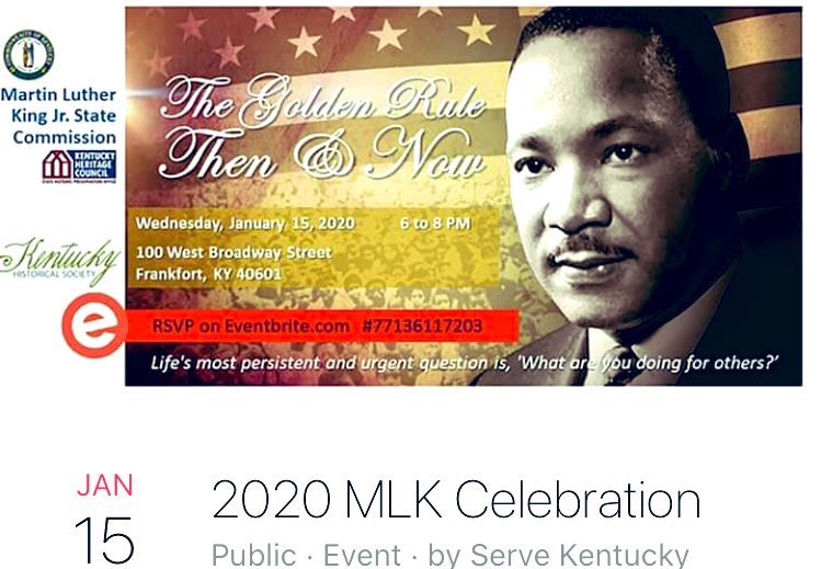 MercerFCS_CES's tweet photo. Mercer County’s MLK Day community events will be recognized at this event; what an honor! (@KimberlyKingGOP) #CoopExt #UKFCSExt #KYExtension https://t.co/F8L9bfYGwB
