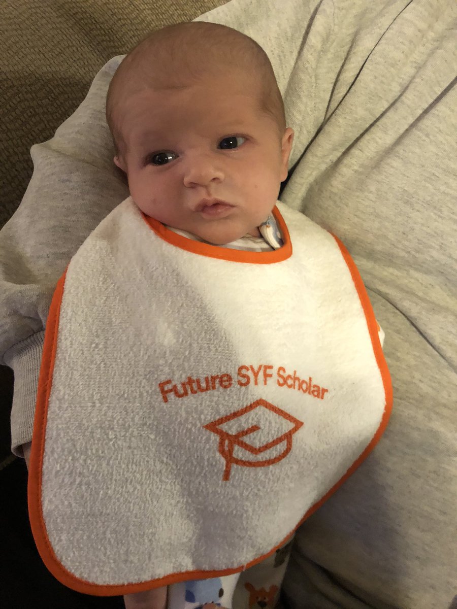 kaylaslavens5's tweet photo. @simon_youth thank you so much for the new bibs! #syf #syfmeansgraduation https://t.co/dyxYZziTI2