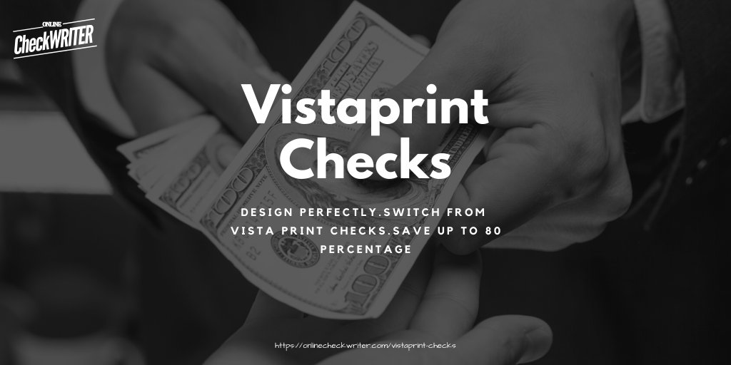 webcheckwriter's tweet image. onlinecheckwriter.com/vistaprint-che…
You don't have to change the printer paper tray for each bank check paper.
#OnlineCheckWriter #VistaprintChecks #VistaprintBusinessChecks