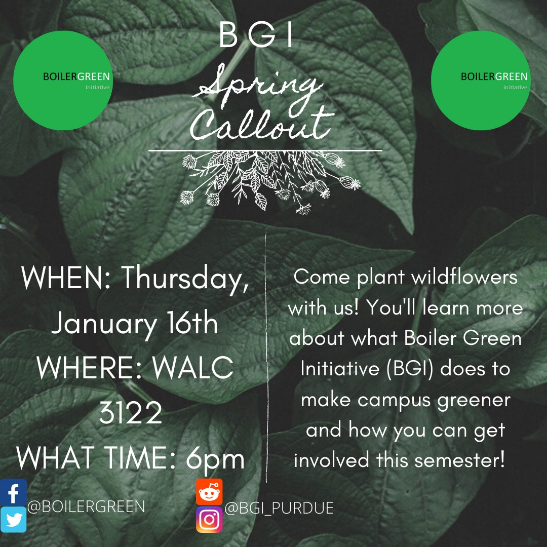 Spring 2020 Callout!