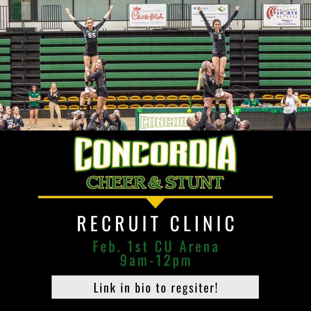 CUI Stunt (@cui_cheer) on Twitter photo Join us!! We’re still actively recruiting for the 20-21 season! REGISTER NOW!!! Clinic open to grades 9-12! Contact Coach Amy with questions at amy.haney@cui.edu! #cuistunt #family Join us!! We’re still actively recruiting for the 20-21 season! REGISTER NOW!!! Clinic open to grades 9-12! Contact Coach Amy with questions at amy.haney@cui.edu! #cuistunt #family