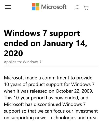 MoeSecurity's tweet photo. So long #windows7. Overall, you done good. https://t.co/nDjjMItBIP