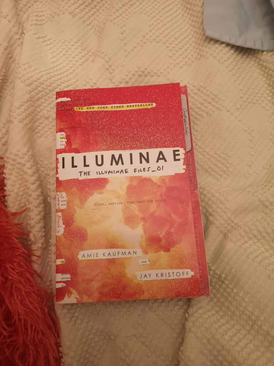 Reading my first series of the year!What a cool concept for a book  I thought this was interesting. There were times when I was skimming, but I felt that there were twists and turns. I'm excited to see how the series continuesIlluminae by Amie Kaufman & Jay Kristoff 