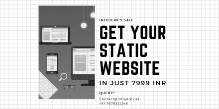 info_jerk's tweet photo. Get Your Static Website in Just 7999 INR
For More Info:
+91-7678521246
or
Contact@infojerk.net
.
.
.
#infojerkmarketing #infojerk #Remarketing #SearchEngineMarketing #digitalmarketing #digitalmarketingexpert #digitalmarketingtraining #digitalmarketingstrategy #marketingdigital https://t.co/hZuqsiWkAJ
