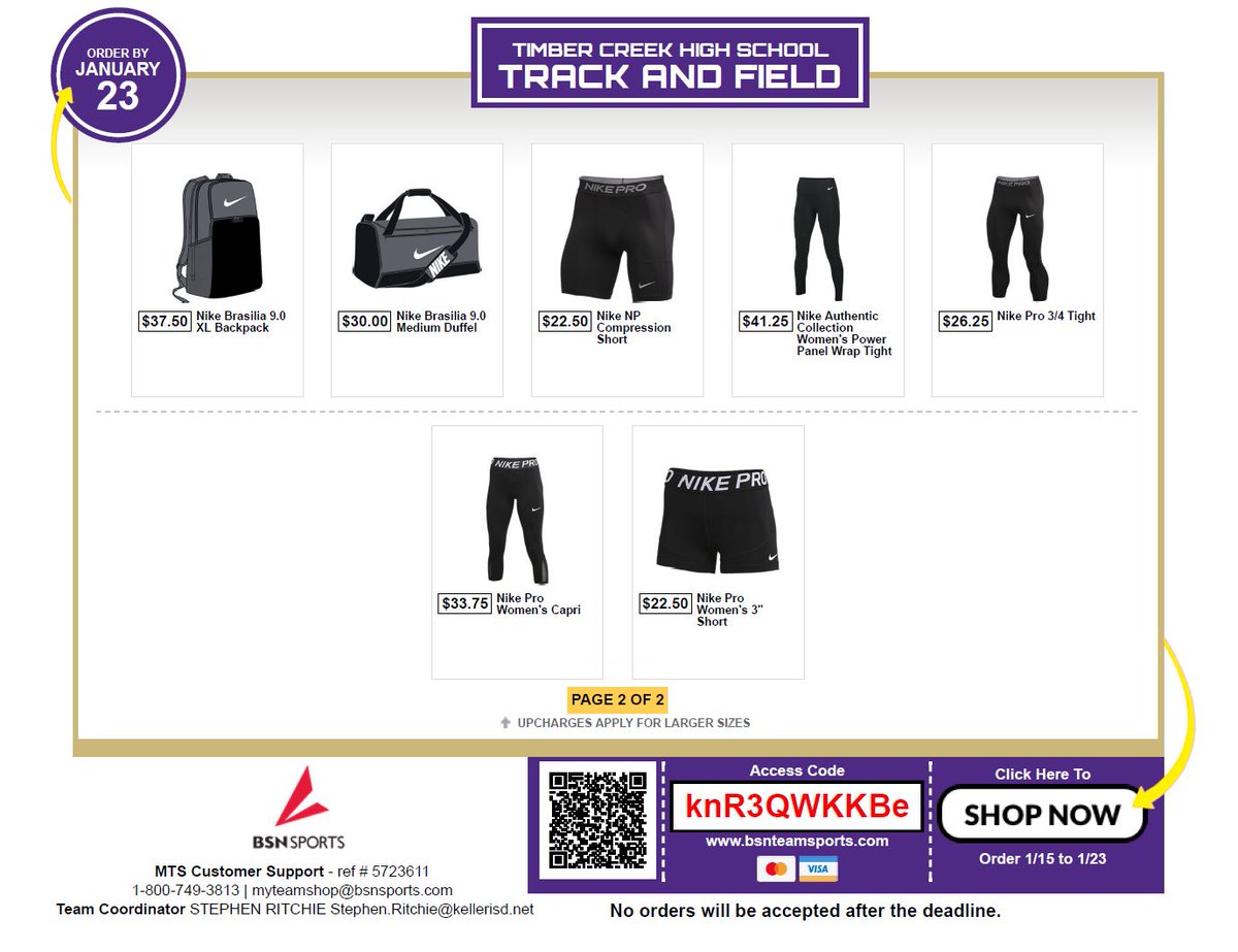 TCHS Falcons Track (@tcfalconstrack) on Twitter photo Falcon Family: TC Track & Field Gear Store open until Jan 23rd. See flyers below to see the products and order info. Support your Falcons and order your gear today! Open only until next Thursday...so place your orders asap! <a href="/TCHS_Booster/">TCHS ABC</a> <a href="/TCHSTandF/">TCHS Track & Field</a> @TCHSTalon <a href="/TCHSFootball/">TCHS Falcon Football</a> Falcon Family: TC Track & Field Gear Store open until Jan 23rd. See flyers below to see the products and order info. Support your Falcons and order your gear today! Open only until next Thursday...so place your orders asap! <a href="/TCHS_Booster/">TCHS ABC</a> <a href="/TCHSTandF/">TCHS Track & Field</a> @TCHSTalon <a href="/TCHSFootball/">TCHS Falcon Football</a>