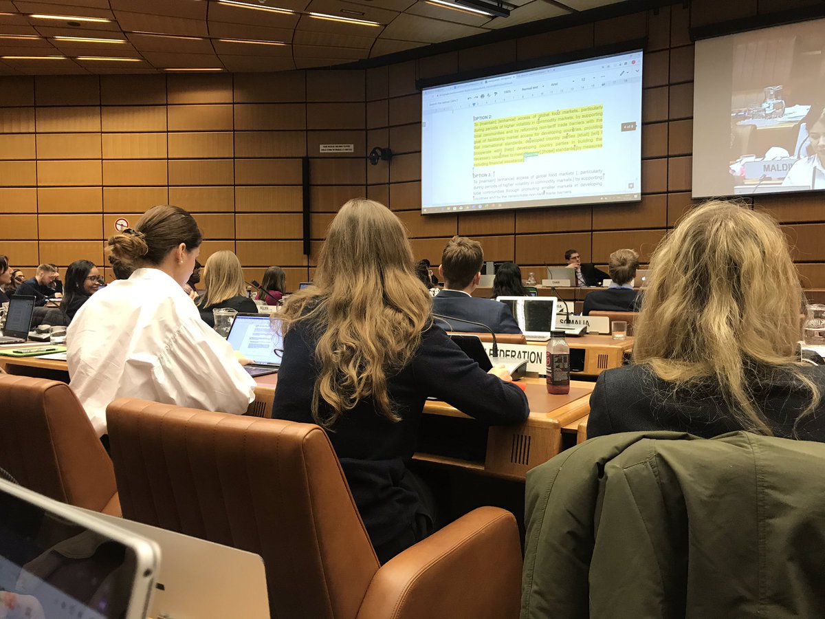 Only at our #nego2020 the United States of America and Russian Federation are collaborating and working next to each other.