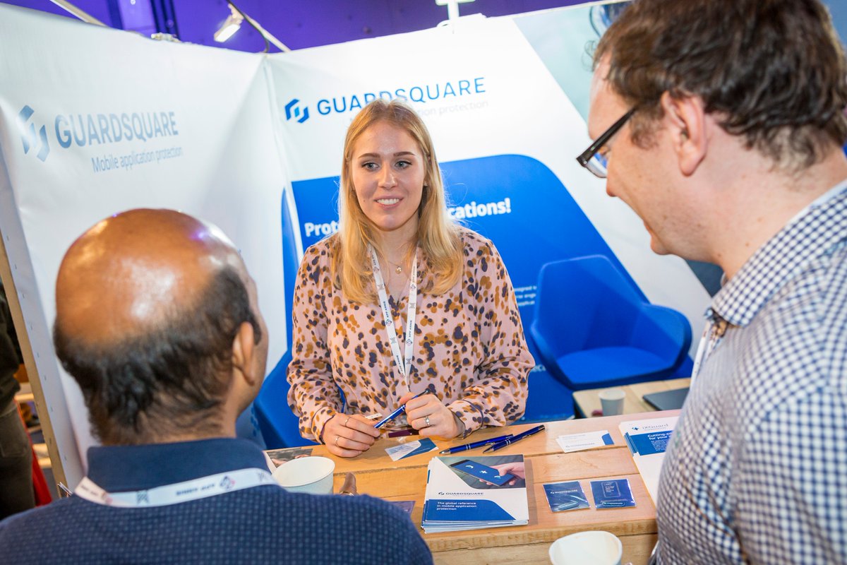 MobileOneEvent's tweet photo. In 2019, we were pleased to welcome the @Guardsquare team at #MobileOne, The European Mobile Conference in Paris.
Guardsquare is the global reference in mobile application protection. https://t.co/rZc26CGTLb