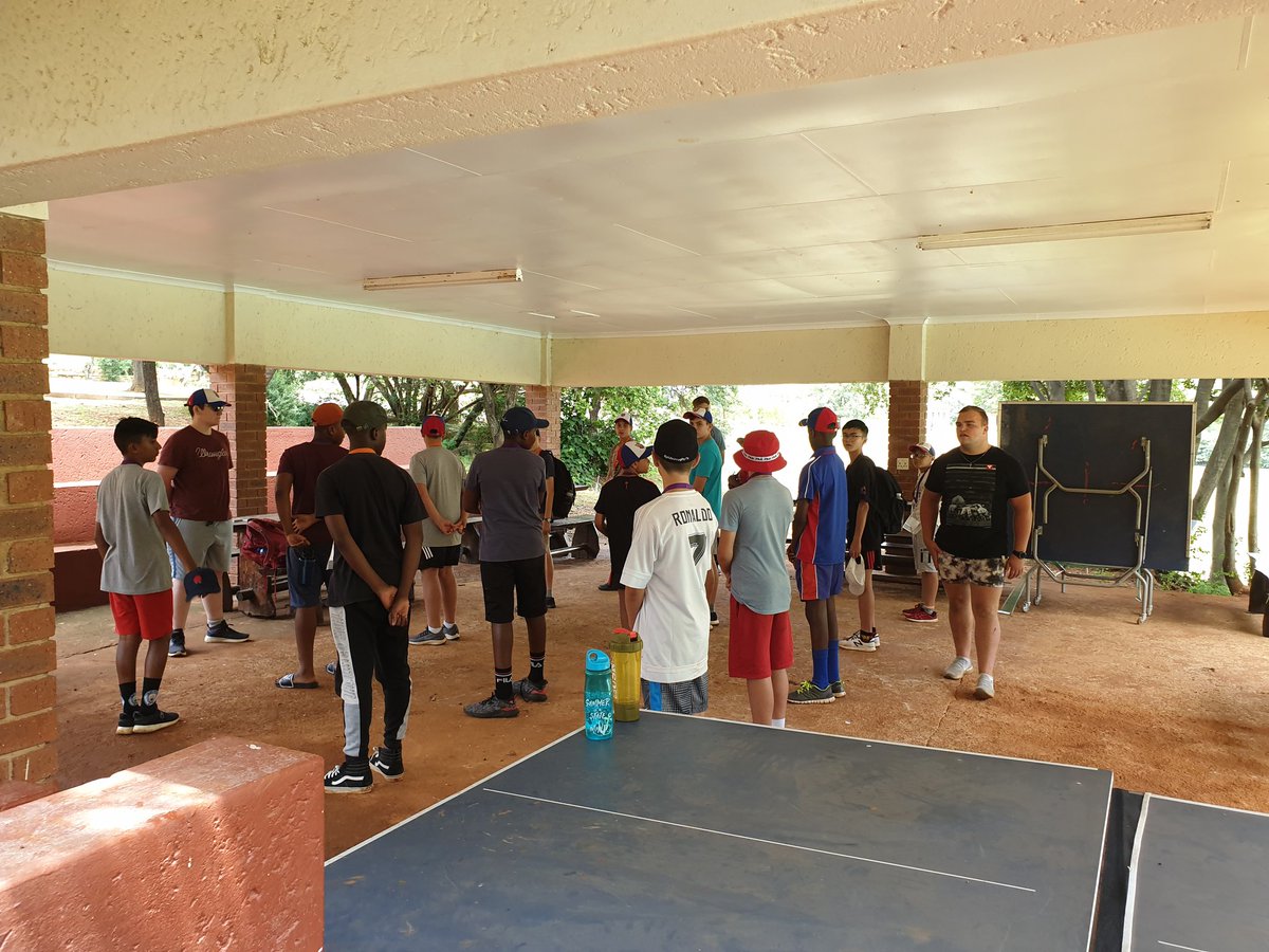 DavidJeff67's tweet photo. The 2020 headboy setting the tone on grade 8 camp out at Parnassus in Magaliesburg. A proud group of boys they are indeed. https://t.co/aKHwaM24kd