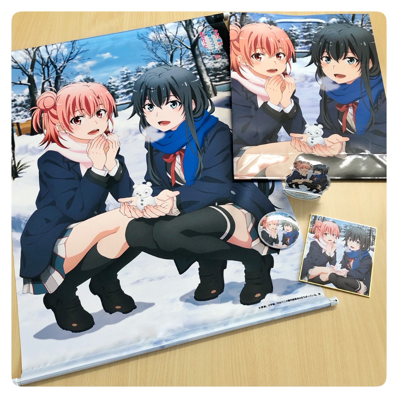 Uzivatel フィール Feel Na Twitteru 今日は やはり俺の青春ラブコメはまちがっている グッズのサンプルを色々と頂きましたよ ホビーストック Hobby Stock さんの 描き下ろしグッズセット 雪ノ下雪乃 由比ヶ浜結衣 19 Winter Ver と 描き下ろし Uzivatel フィール Feel Na Twitteru 今日は やはり俺の青春ラブコメはまちがっている グッズのサンプルを色々と頂きましたよ ホビーストック Hobby Stock さんの 描き下ろしグッズセット 雪ノ下雪乃 由比ヶ浜結衣 19 Winter Ver と 描き下ろし