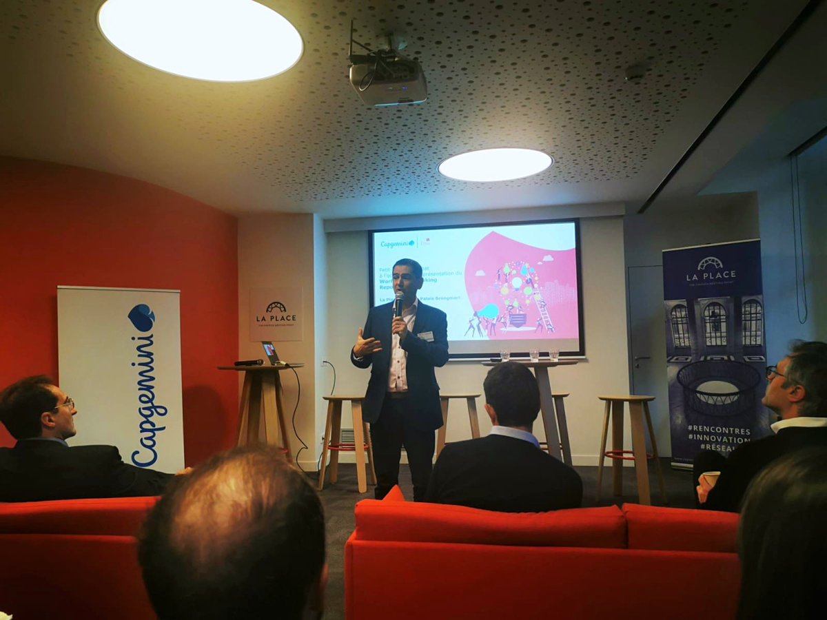 MelMart1's tweet photo. Présentation du #WorldRetailBankingReport de @capgeminifrance par @ghanem_elias & V.Gitenay & panel quali sur la compatibilité de l'expérience client et de la rentabilité par N.Croquet avec @ThomasCourtois7 @CompteNickel @JeRosselli @N26FR E. Rodriguez @Raisin_FR @LaPlaceFintech https://t.co/2F5ChjHg31