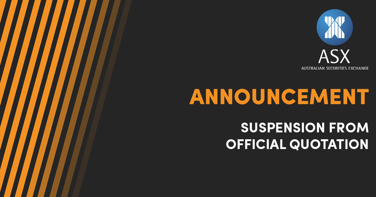 Force_ASX's tweet photo. ANNOUNCEMENT
Force Commodities requests a voluntary suspension over the Company’s securities from the commencement of trade on Wednesday 15 January 2020.

Statement: https://t.co/8li5A8HD3C

#4CE https://t.co/H3BfekYZQ8