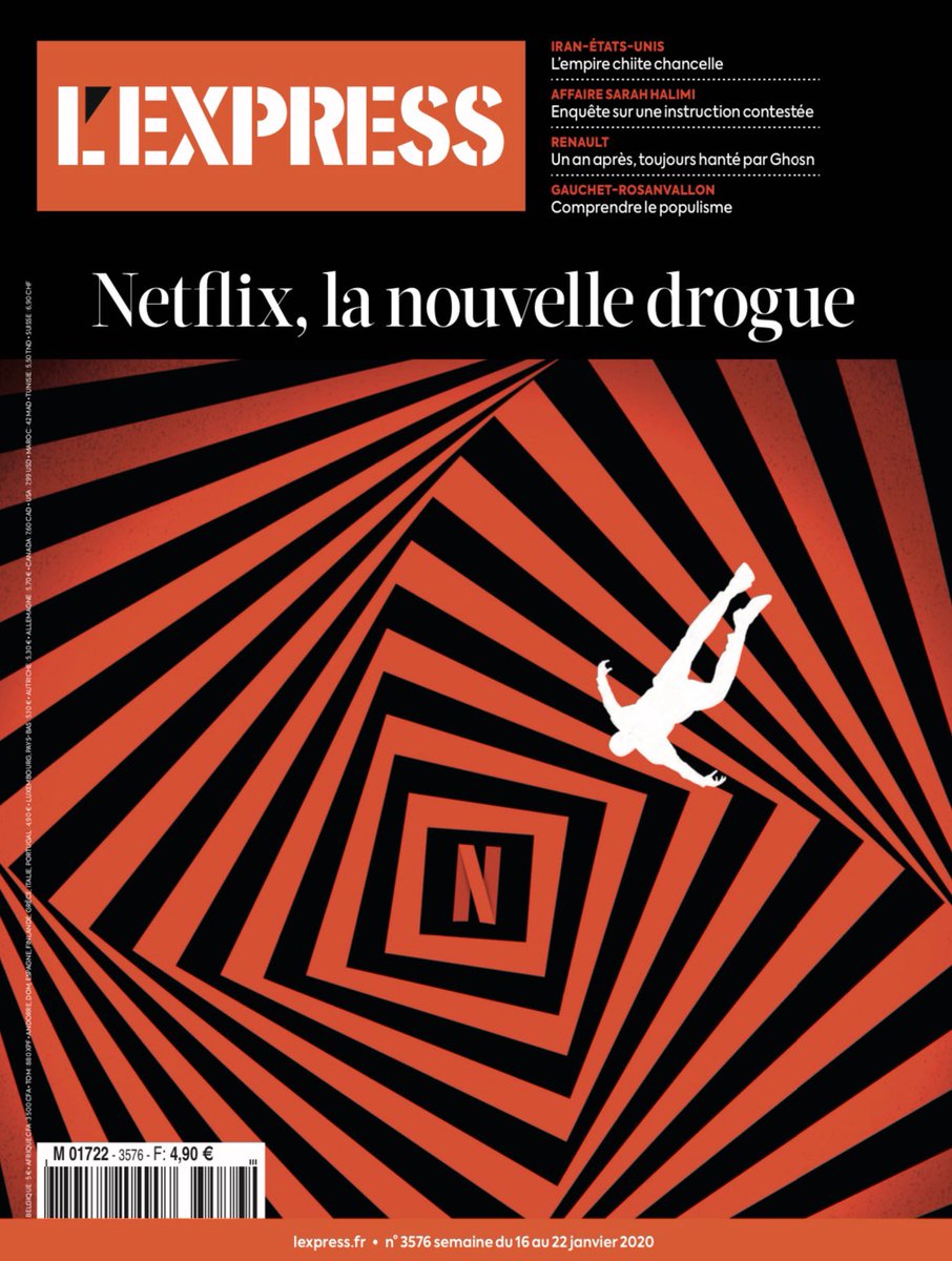 Vous avez aimé la relance de <a href="/libe/">Libération</a> vous allez adorer la refonte de <a href="/LEXPRESS/">L'Express</a> avec <a href="/cdelpirou/">Clement Delpirou</a> <a href="/eric_chol/">Eric Chol</a> <a href="/ARosencher/">Anne Rosencher</a> <a href="/ppogam/">Pascal Pogam</a>