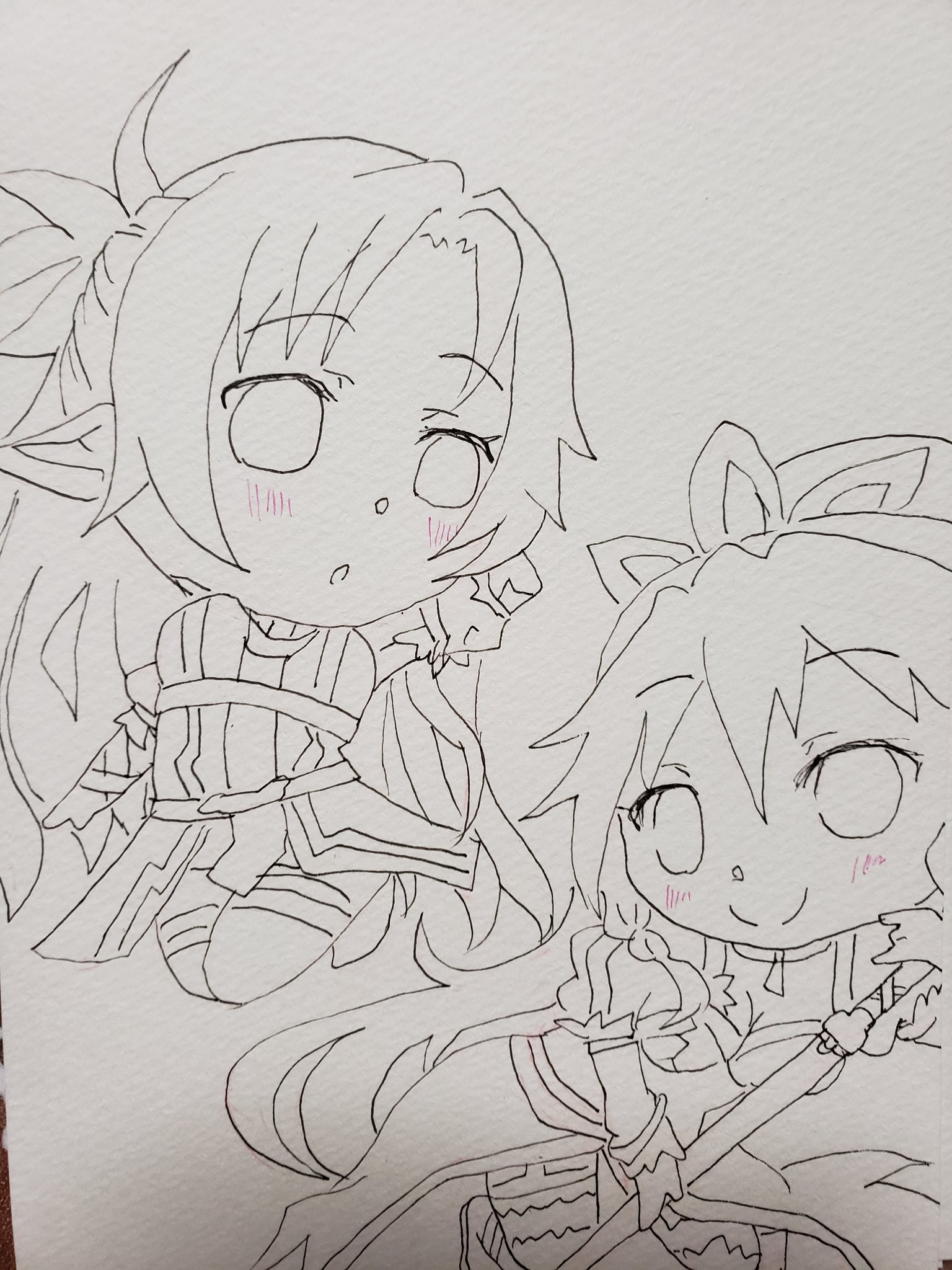 ととせんせい 絵描きさんと繫がりたい イラスト好きさんと繋がりたい デフォルメ デフォルメ絵を流してデフォルメ民を増やそう ミニキャラ ちびキャラ ソードアート オンライン Sao 下書き ソードアート オンライン 詳しくしらないけど左の
