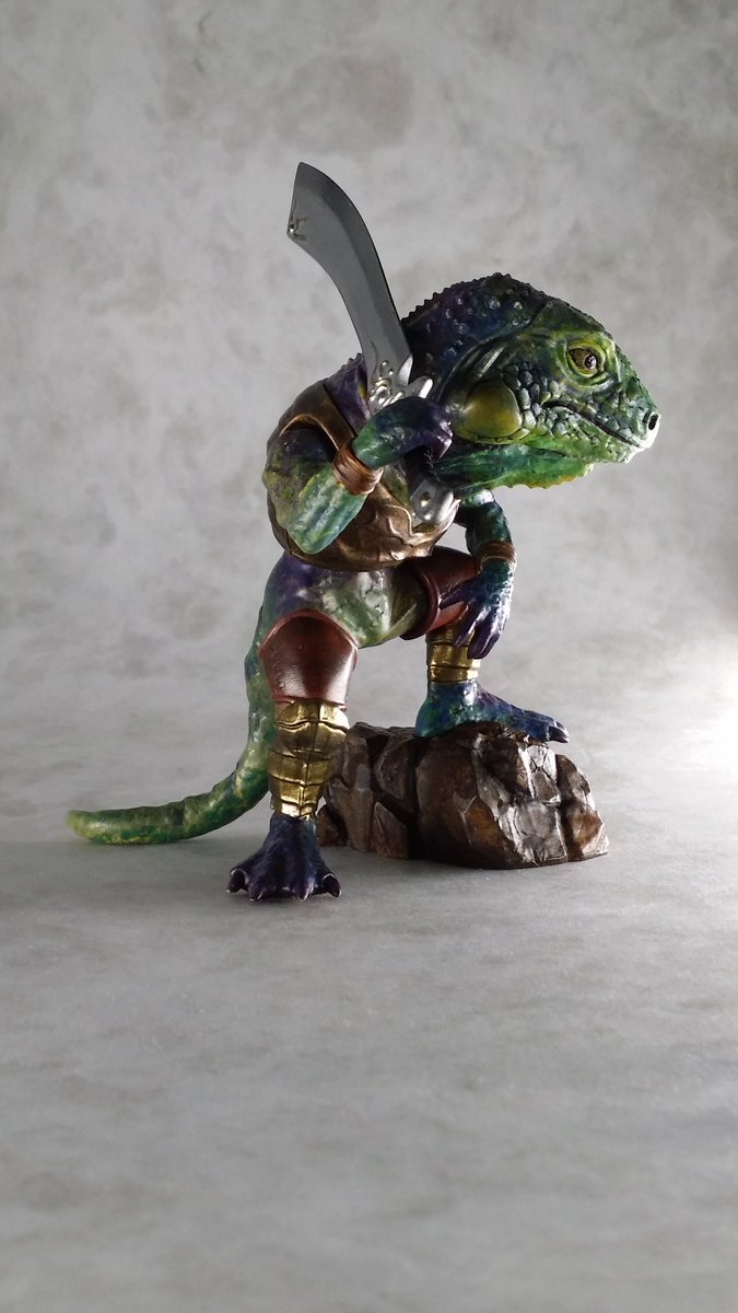 arunikoubou's tweet photo. 新作「蜥蜴戦士」
約9.5cm(頭まで)
2020年2月9日(日)
ワンダーフェスティバルにて
キット販売致します。
よろしくお願い致します。
#ワンフェス
#2020wf
#ガレージキット
#ファレホ
#ファンタジーフィギュアで遊ぼう https://t.co/YpiqlPyR0G