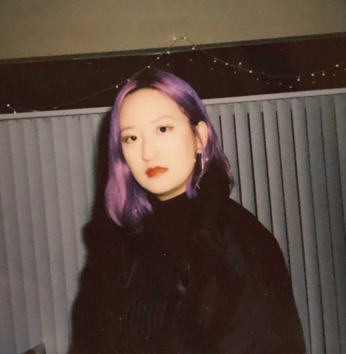 I’m really going to milk this purple grunge aesthetic while I still can