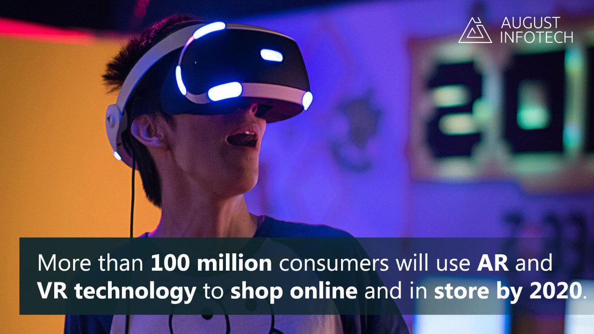 AugustInfotech's tweet image. The rise of #ARVRtechnology is about to create a new playing field in the #retailindustry. Retailers and consumers alike, can thrive in the new era of #onlinecommerce.

#augmentedreality #virtualreality #ecommercewebsite #websitedevelopment #augustinfotech #digitalagency #india