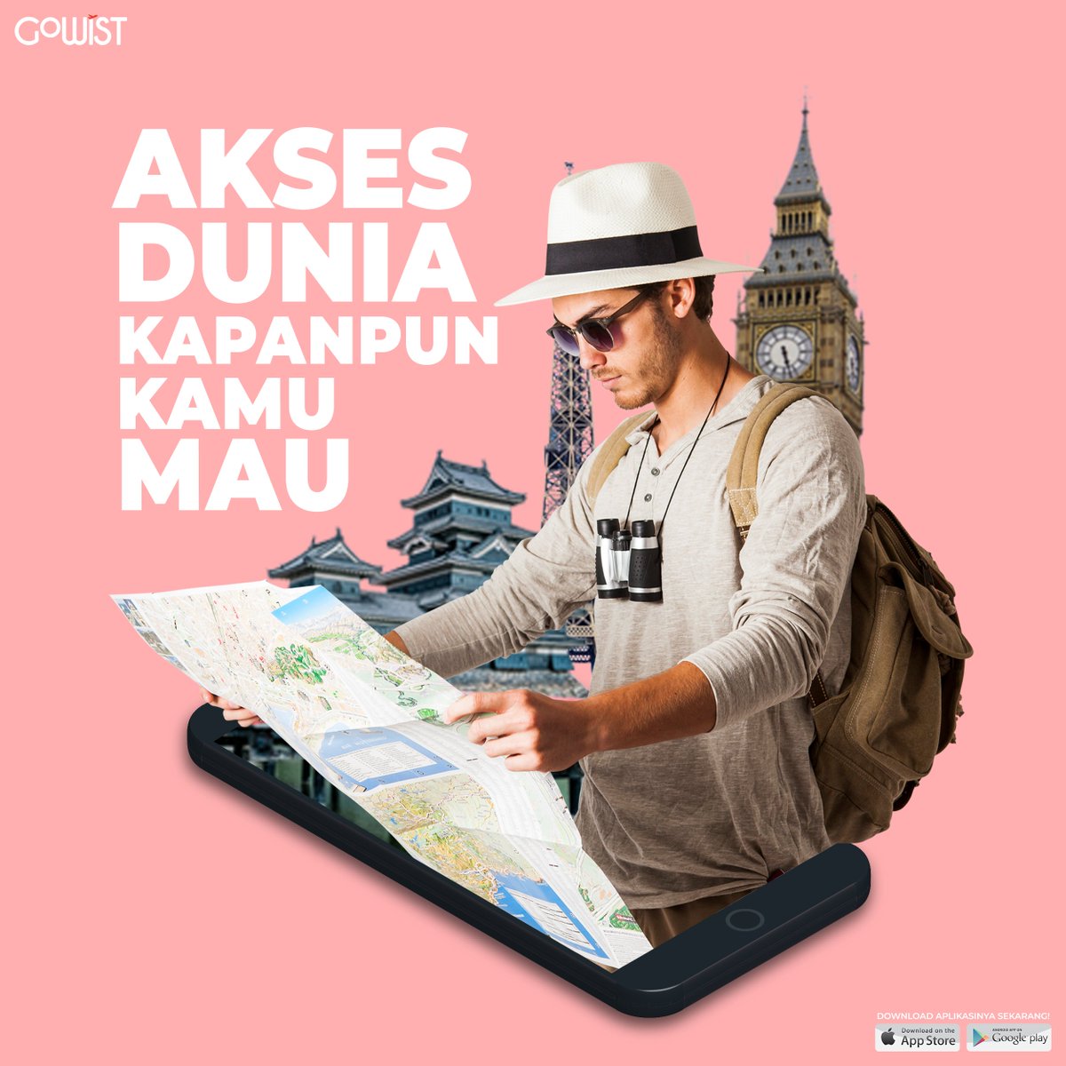 gowist's tweet image. Aplikasi praktis yang kaya akan fitur untuk menunjang semua kegiatan liburan maupun pekerjaanmu, baik di dalam negeri maupun luar negeri, baik menggunakan pesawat maupun kereta.

Semua ada di Gowist, Semua bisa dengan Gowist

#Liburan
#Keliling
#Dunia