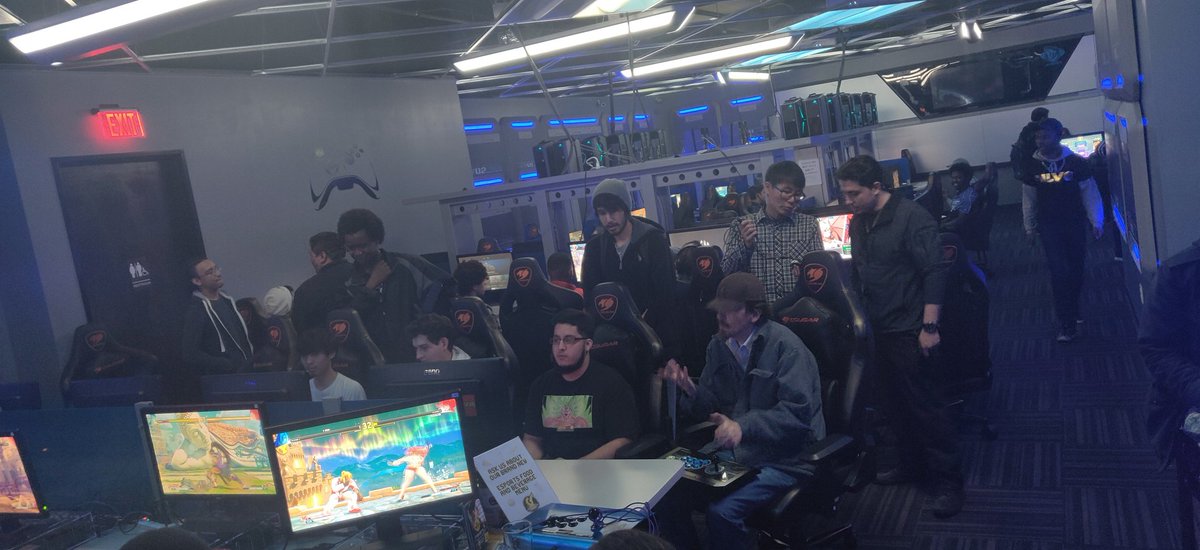 GWeSportsLV's tweet photo. Great turnout for tonight's #FightingGameWorks here at @GWESports inside of @GameWorks Las Vegas!
Still some time to come down & get your game on!
So what are you waiting for?
#GWESports #GameWorks #LVFGC #TEKKEN7 #SFV #KOF #MvC2 #DBFZ #BBTAG #UNIST #UMVC3 #SmashBrosUltimate https://t.co/Xtwo3IGpGI