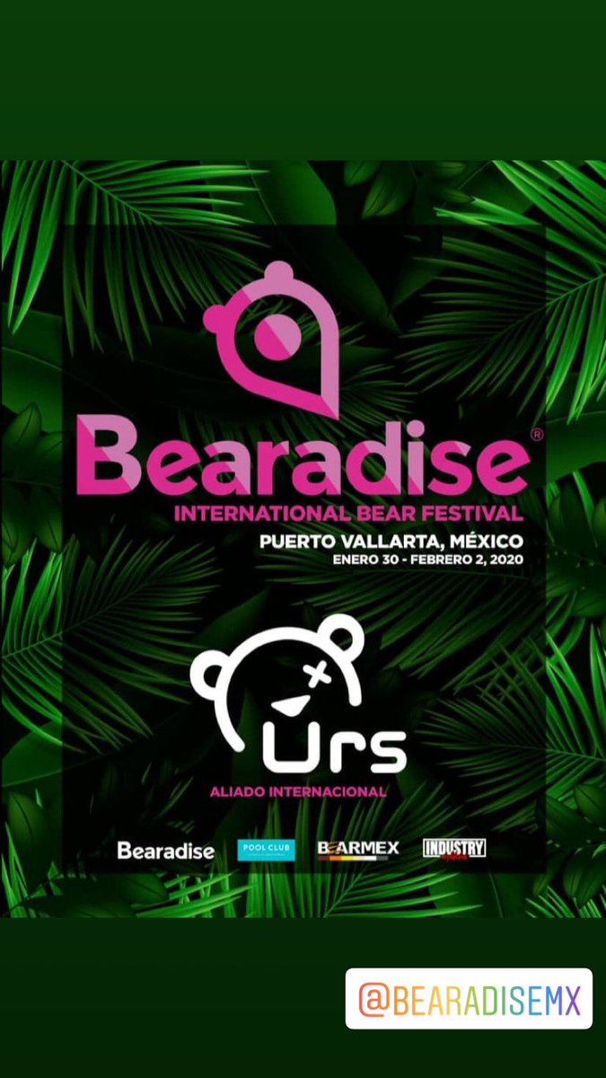 URSWEARBEAR's tweet photo. Very proud to be part of Bearadise in Puerto Vallarta this year with Urswearbear 🐻🐻 Let’s party...
#love #puertovallarta #party #bearadise #urswearbear #bear https://t.co/XrMDaYP1xV