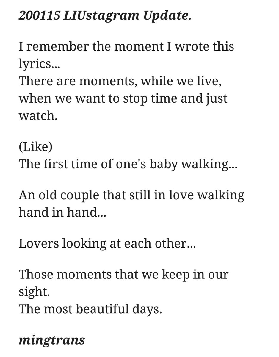 mingtrans's tweet image. 200115 LIUstagram Update. 

Sungmin is completely a talented angel.