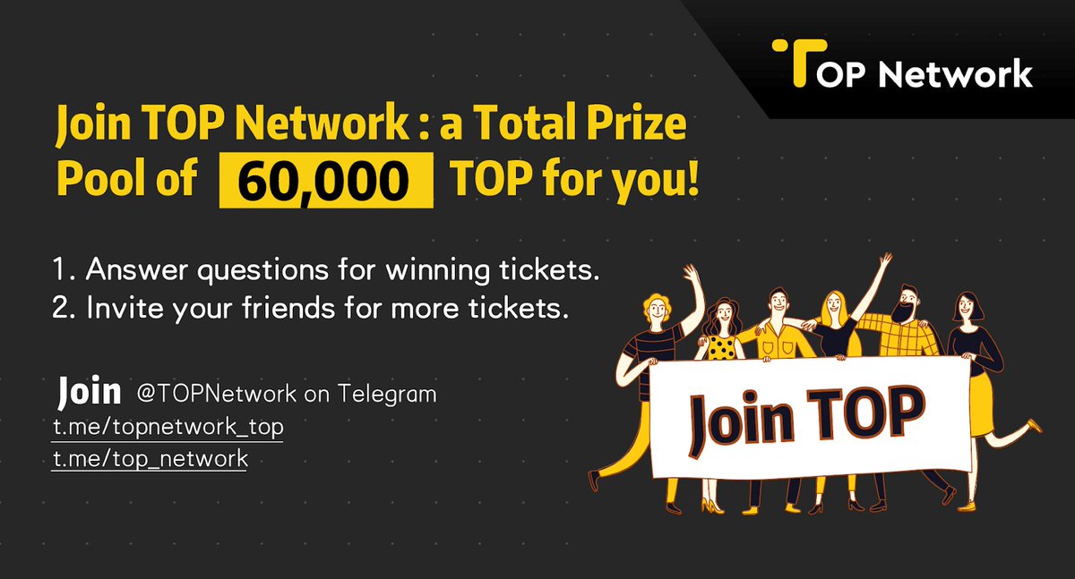 topnetwork_top's tweet image. Round 2! Join TOP Network Telegram t.me/topnetwork_top
a Total Prize Pool of 60,000 TOP for New Members!!!
#topnetwork

Learn more medium.com/top-network/ro…