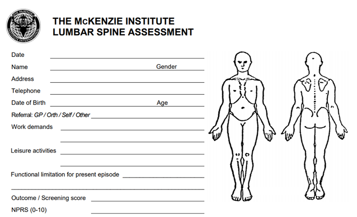 McK_Institute's tweet photo. Did you know, the updated lumbar, thoracic and cervical assessment forms are now available for free download: https://t.co/hzOoV1Qp7R
#BioPsychoSocial
#Assessment
#Form
#PhysicalTherapy
#McKenzieMDT
#McKenzieMethod
#NotARecipe https://t.co/stq2LtKYuG https://t.co/h9tisaBGWX