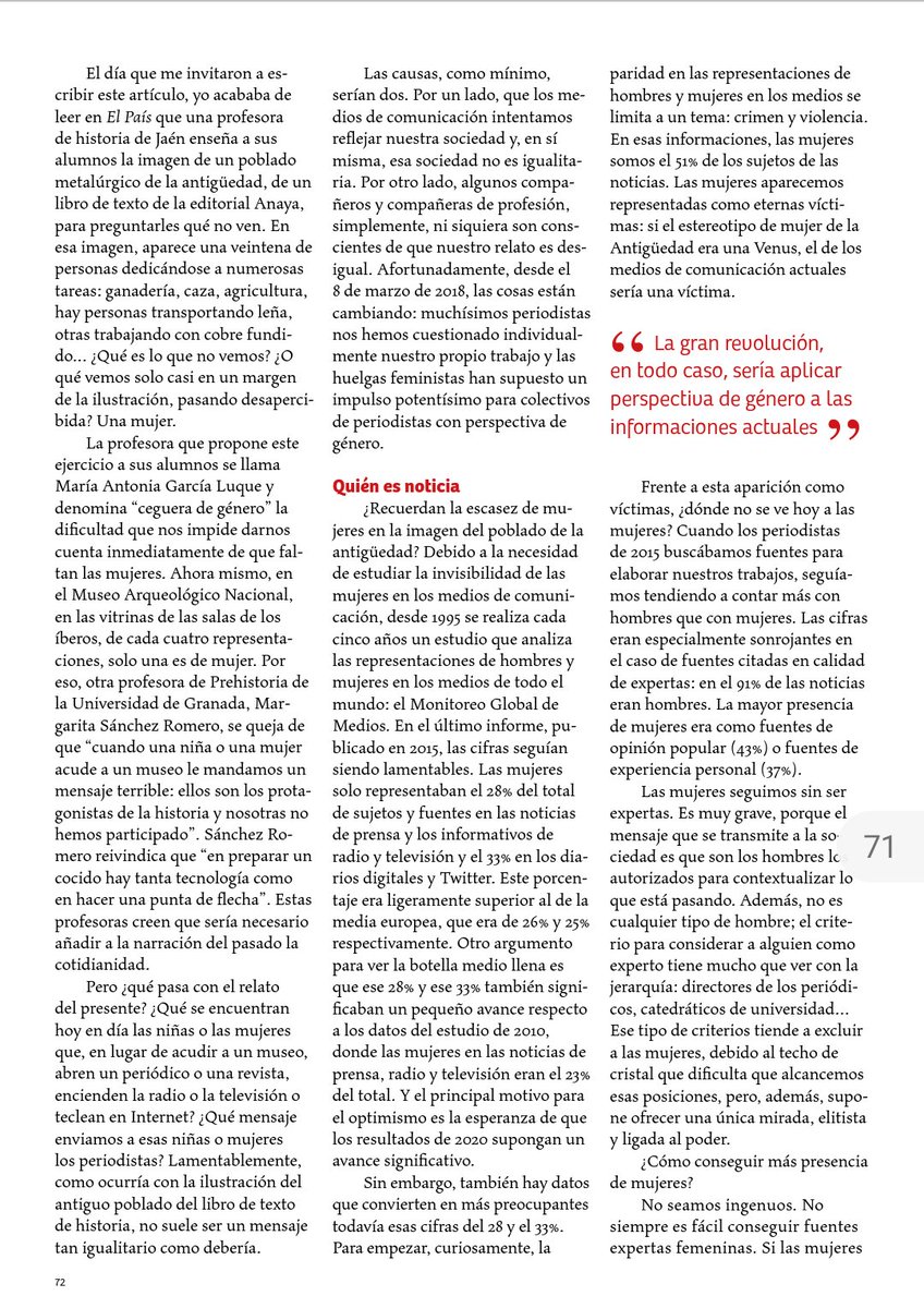 asborroy's tweet photo. Estoy encantada con cómo ha quedado en Crisis#16 de @ErialEdiciones1 el artículo que me pidieron sobre #periodismo y #género. Hoy se presenta a las 19:30 en el @TeatroZgz.
Y todavía más encantada con mis vecinas de páginas, @yupiay,  @NatNatalinda y Pilar Catalán 😍 https://t.co/cjp3lwaZ1o