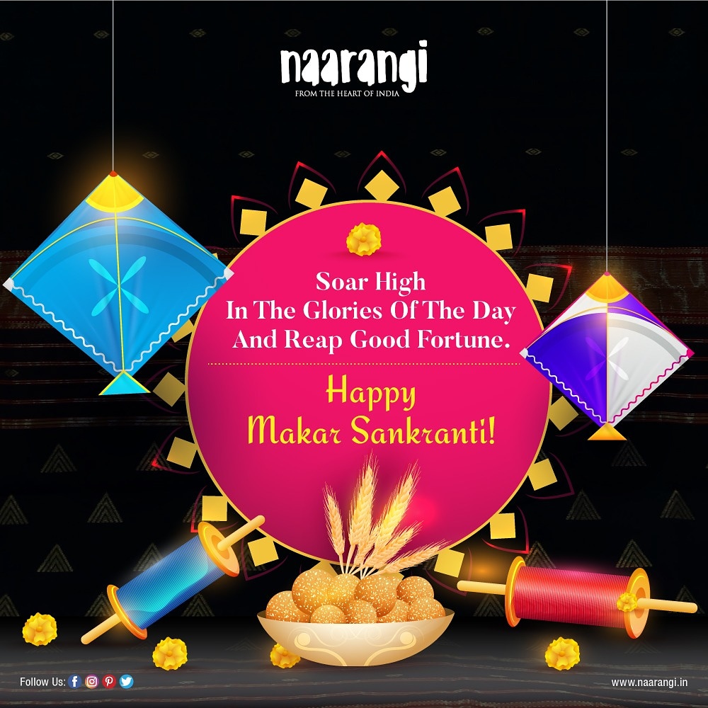 NaarangiCrafts's tweet photo. @NaarangiCrafts wishes you all a very happy Makar Sankranti. 
#retweet and share your wishes! 
#MakarSankranti #MakarSankranti2020 #HappyMakarSankranti #Sankranthi2020  #prosperity #kites #wishes #dreams #black #glory #naarangicrafts https://t.co/Flyp6sR43F