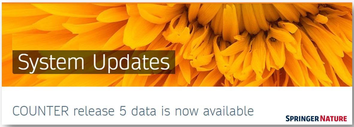 TheLinkSN's tweet photo. We are happy to announce that our first COUNTER release 5 data is now available via the Springer Nature Librarian Portal. For all the details regarding which C5 reports are available and how to access them, read our blog post: https://t.co/nP1f4QAWH5 #COUNTER5 https://t.co/zrOLdcqIB1