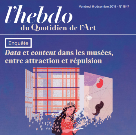 Merci au <a href="/Quotidiendelart/">Quotidien de l'Art</a> pour l'article sur le projet de #mutualisation des #données au sein des #musées et institutions culturelles mené par <a href="/DataMusee/">Data&Musée</a> >> bit.ly/2Rmjz6x