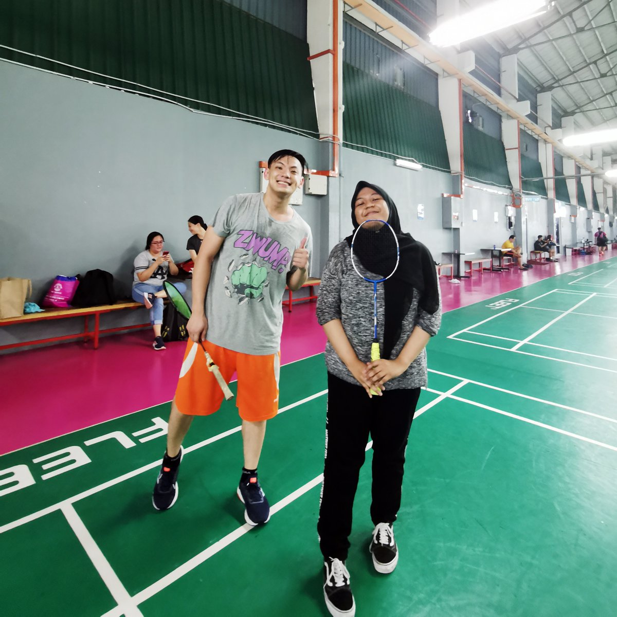 BitOrb_official's tweet photo. Earlier this week, BitOrbers decided to get physical by playing badminton. We worked up a good sweat and got to bond as a team after running around the court for 2 hours.
What is your favourite sport to play?
#BitOrbers #Sports #Badminton #Sweat #Team #BitOrbOffice https://t.co/Ndue4AZ1sU