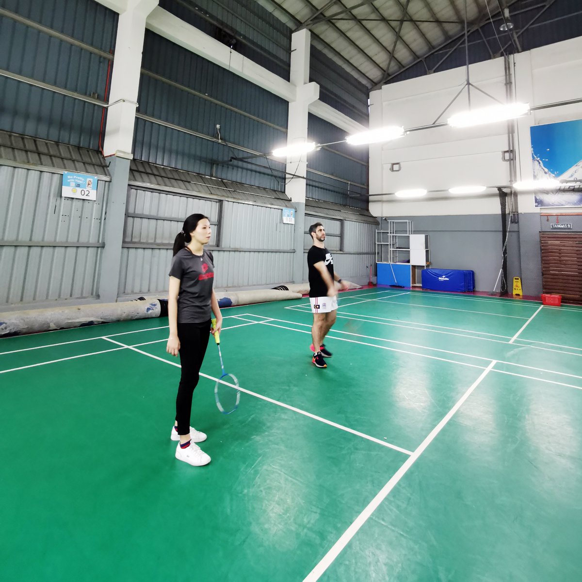 BitOrb_official's tweet photo. Earlier this week, BitOrbers decided to get physical by playing badminton. We worked up a good sweat and got to bond as a team after running around the court for 2 hours.
What is your favourite sport to play?
#BitOrbers #Sports #Badminton #Sweat #Team #BitOrbOffice https://t.co/Ndue4AZ1sU