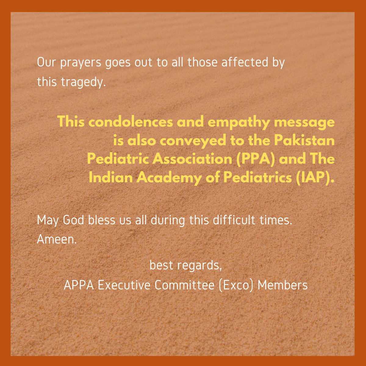 Asiapacific_Ped's tweet photo. Our deepest condolences to the families and friends of those affected by the deadly avalanches and landslides that had hit Pakistan and India respectively. May God bless us all during this difficult time. https://t.co/BuS2e02480