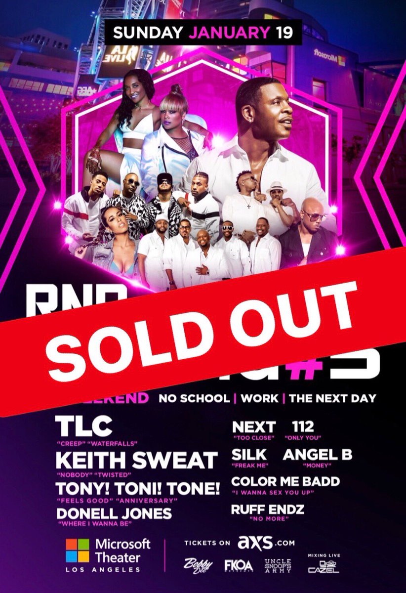 BryanAbrams's tweet photo. LA! 🌴 See you Sunday night!!
#SoldOut
#ColorMeBadd
#BryanAbrams
#AdamEmil
#AceParker
@RealColorMeBadd
#MicrosoftTheater
#CMBNation https://t.co/DpryyercsD