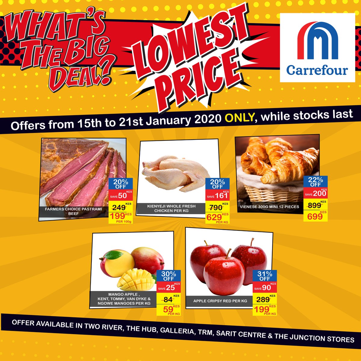 CarrefourKe's tweet photo. It’s a new week, and you know we have the best deals lined up for you. Shop for any of these items from our store and save. 
Shop here: https://t.co/jnI5LrwTys

#WeeklyDiscounts #BackPackReady #WhatsTheBigDeal #GreatMoments #CarrefourKE https://t.co/11UEqp4Yc3