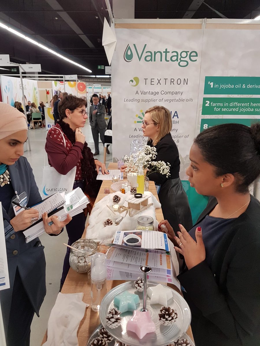 Vantage_Grp's tweet photo. Looking forward to day two here at Cosmet'Agora! Stop by stand 92-93 and ask our team about our natural, clean ingredients that are perfect for your Hygge inspired formulations! #Cosmetagora2020 https://t.co/TFlCY9Z3yI